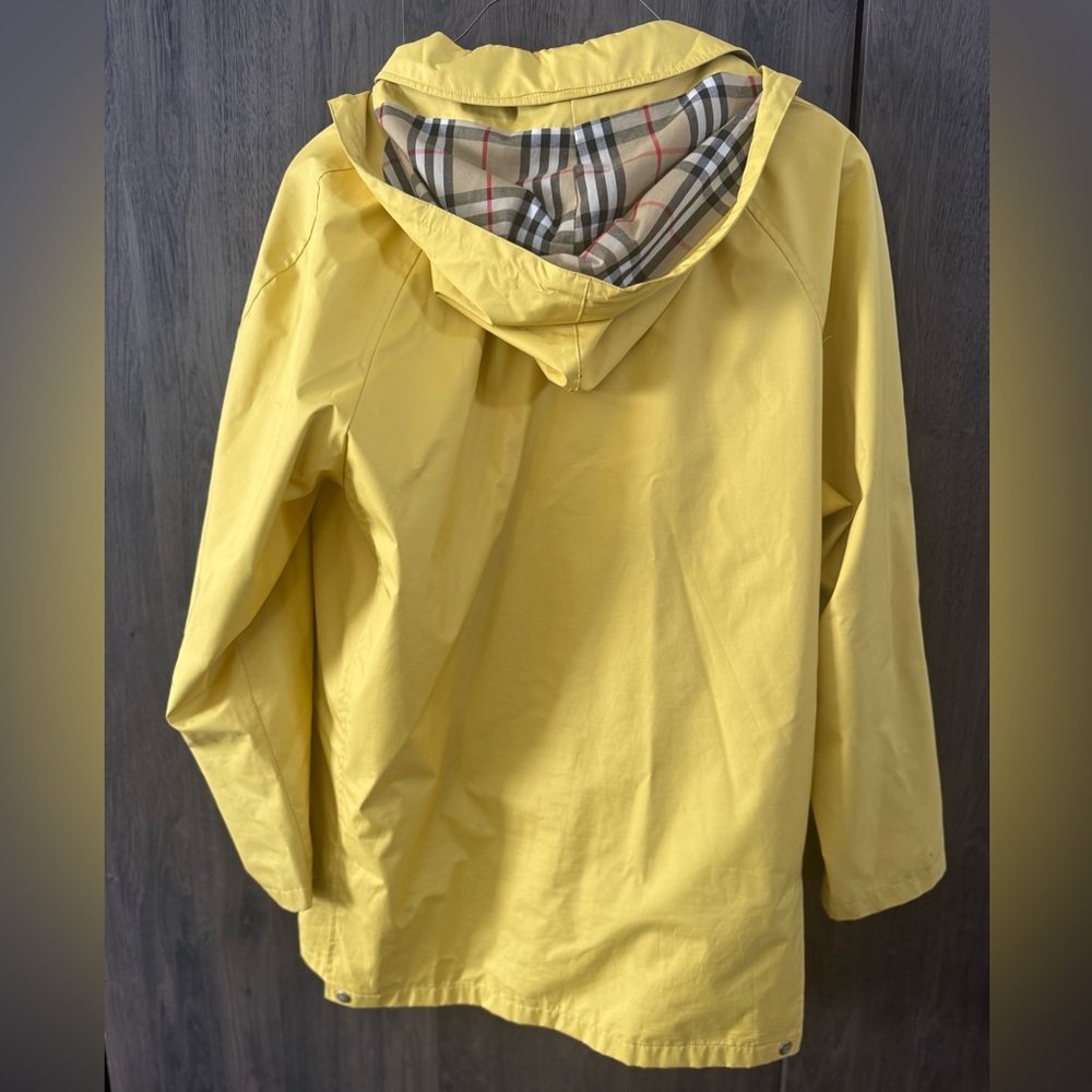 Burberry Yellow Trench coat XL Spring Rain Jacket - Picture 9 of 14